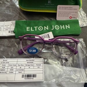 Elton John brand sunglasses with a price tag starting at $139.